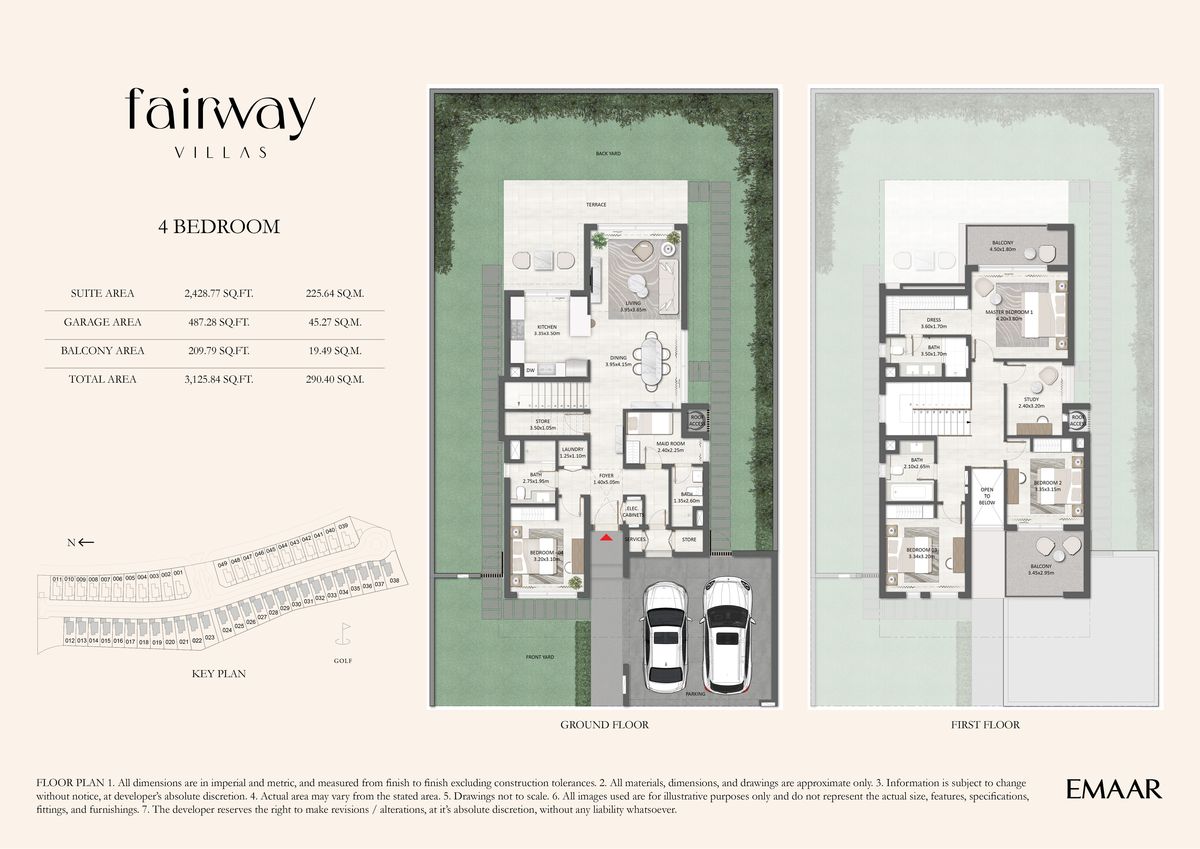 Fairway Villas - Emaar South - Emaar